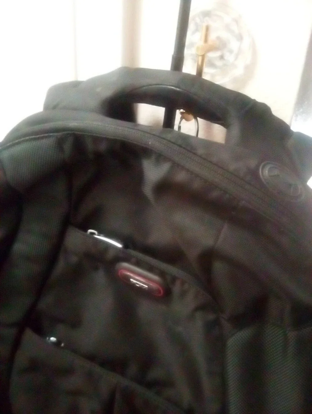 Tumi Authentic Designer Black Full Size Backpack Like NEW